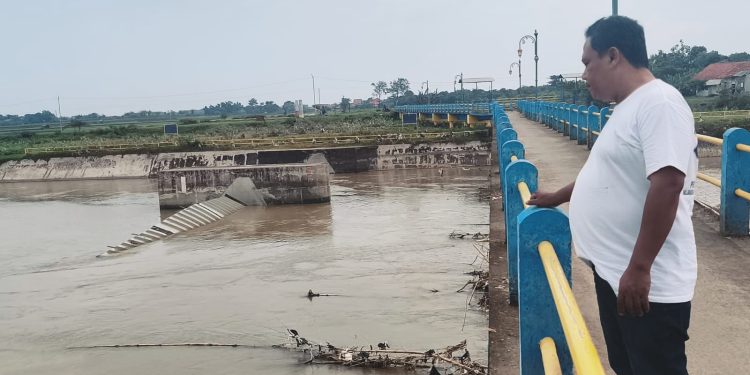 Bendung Karet Tawangsari Rusak, Ratusan Lahan Pertanian Terancam Gagal Panen