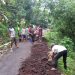 Jalan Cadas Beulah Longsor Abrasi, Pemdes Panambangan Melakukan Penanggulangan Sementara Jelang Lebaran