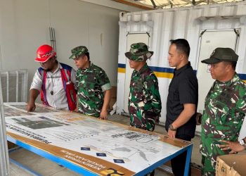 Dandim Indramayu Tinjau Pembangunan PSN Yonif TP 889 Gagak Winangsih dan SR