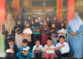 SDN 3 Sidawangi Salurkan Zakat Fitrah Untuk Murid Yatim, Piatu, Fakir Dan Miskin