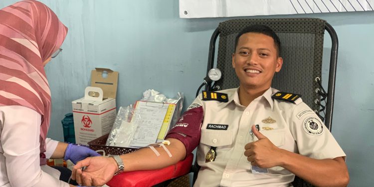 Hari Bakti Pemasyarakatan ke- 62, Lapas Indramayu Gelar Donor Darah Bantu Penuhi Stok Darah PMI