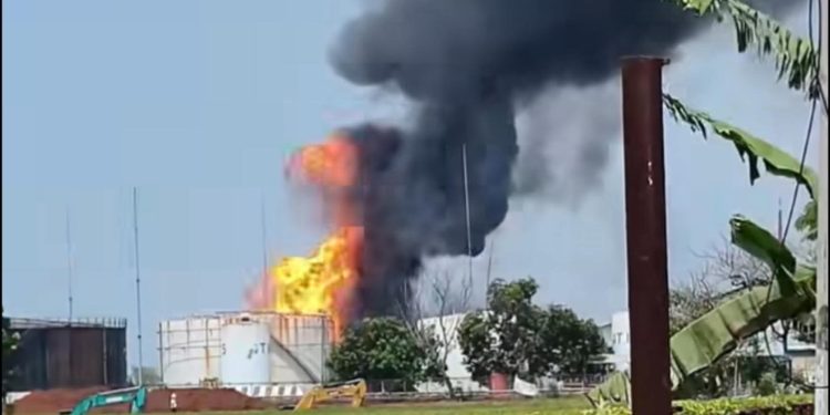 Pertamina EP Gerak Cepat Tangani Kebakaran di Stasiun Pengumpul Utama Cemara
