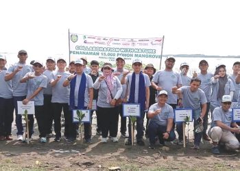 Perusahaan asal Jepang Tebar CSR di Indramayu, Tanam 15.000 Pohon Mangrove