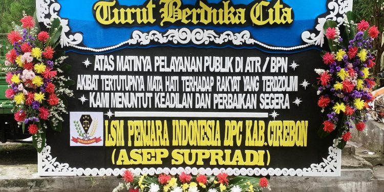 Ingat Selasa Besok , Ratusan Masa Geruduk Kantor ATR/BPN Kabupaten Cirebon  