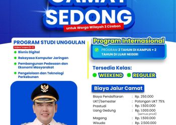 Camat Sedong Luncurkan Beasiswa Kuliah di Poltek SCI untuk Warga Wilayah 3 Cirebon, Potongan UKT Hingga 75%