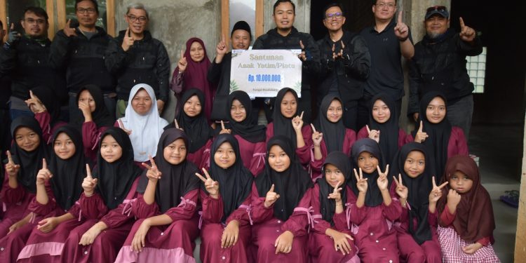 Riding Puluhan Kilometer, Fungsi Produksi 1 Kilang Balongan Salurkan Santunan