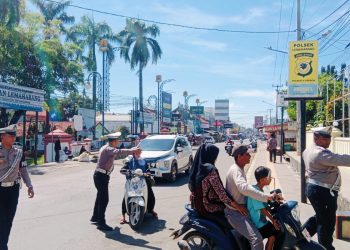 Satlantas Polresta Cirebon Gelar Operasi ETLE “Kasat Mata” di Lemahabang, 52 Pengendara Motor Terjaring