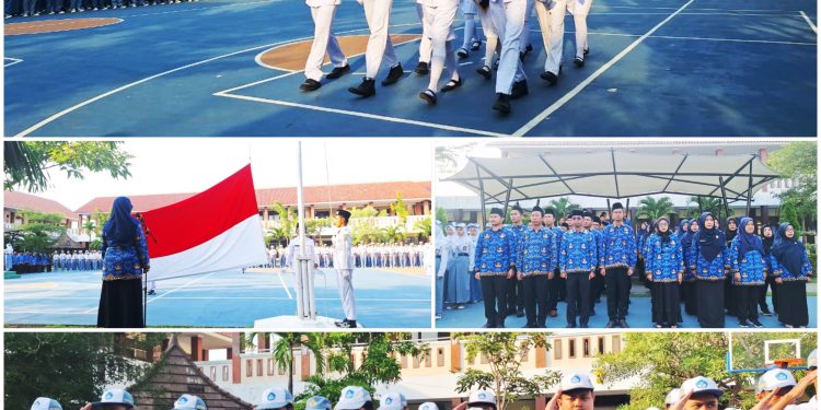SMA Negeri 1 Lemahabang Gelar Upacara Khidmat Peringatan Hari Lahir Pancasila