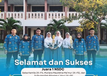 Tiga Siswa SMA Negeri 1 Lemahabang Raih Juara 1 NSDC 2026, Salsa Kamila Lolos ke Provinsi Usai Raih Third Best Speaker