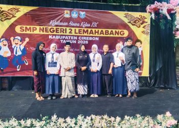 SMPN 2 Lemahabang Lepas 261 Siswa Kelas IX Angkatan 2026, Usung Tema “Gotong Royong, Inovatif, Aktif dan Berwawasan Lingkungan”