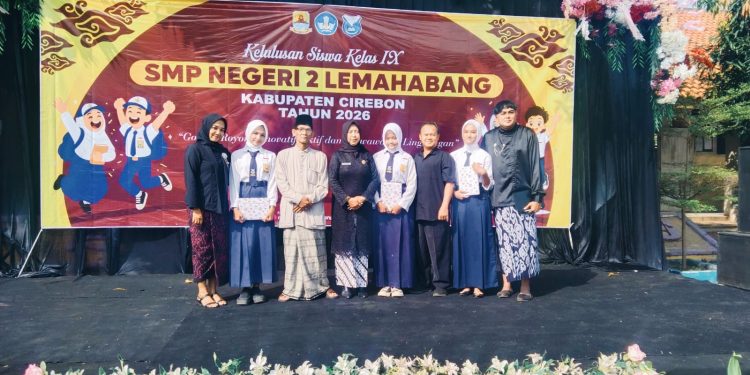 SMPN 2 Lemahabang Lepas 261 Siswa Kelas IX Angkatan 2026, Usung Tema “Gotong Royong, Inovatif, Aktif dan Berwawasan Lingkungan”