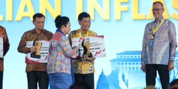 Kado Indah Untuk Hari Jadi ke-599, Kota Cirebon Raih Anugerah Terbaik Pertama Pengendalian Inflasi Se-Jawa dan Bali