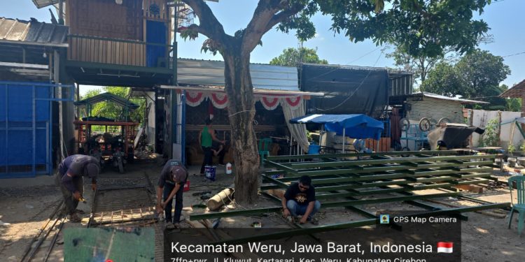 Belum Ada Aktivitas Pekerja Dilokasi Jembatan Gantung, Oji: Kegiatan Tetap Berjalan di Workshop, Saat Ini Sedang Perakitan Kontruksi Jembatan