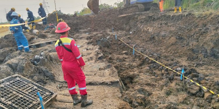 Gercep Tangani Kebocoran, Kurang dari Dua Jam Pipa Gas di Babelan Kembali Beroperasi