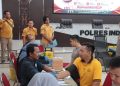 Polres Indramayu Gelar Donor Darah, Terkumpul Puluhan Labu