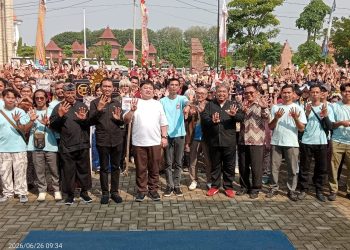 HUT ke- 9, LPK Kaina Ubah Suasana Kota Indramayu bak Negeri Sakura
