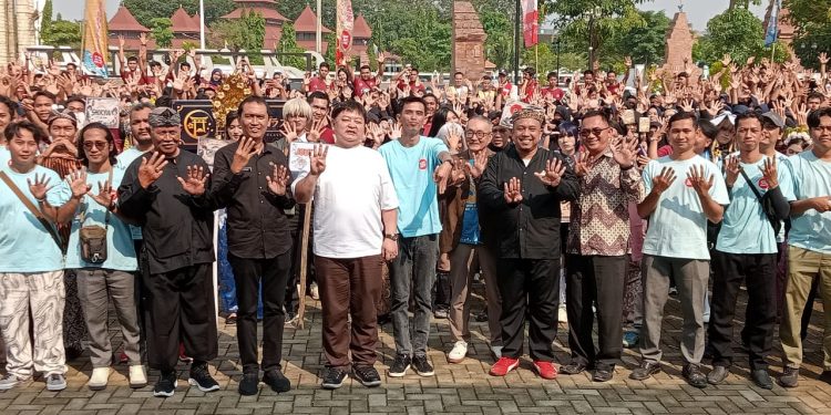 HUT ke- 9, LPK Kaina Ubah Suasana Kota Indramayu bak Negeri Sakura