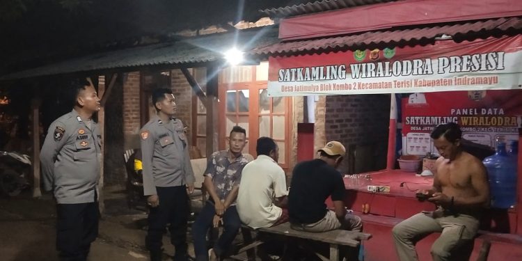 Polsek Terisi Beri Motivasi Warga Tingkatkan Ronda Malam