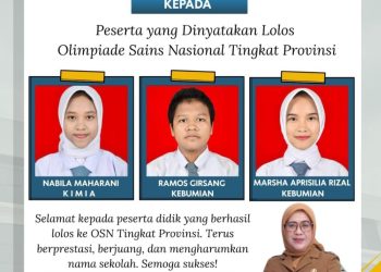 Bangga! 3 Siswa SMAN 1 Losari Lolos Melaju ke OSN Tingkat Provinsi Jabar 2026