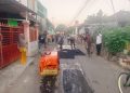 Gelontorkan Dana Pribadi, Darmawan Kembali Perbaiki Jalan Rusak Kaligawe Wetan
