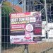 Hebohkan Warga Mertapadawetan, Spanduk Dugaan Penyalahgunaan Dana Desa Rp300 Juta Terpasang di Menara Telekomunikasi