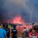 Kapal Nelayan Karangsong Indramayu Terbakar 