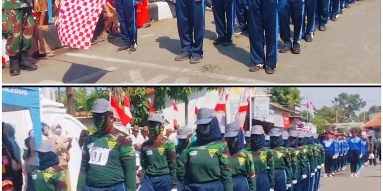 Kenang Jasa Pahlawan, SMK Dwi Bhakti Ciledug Terjunkan 2 Tim Lomba Gerak Jalan Peringati HUT RI Ke-81