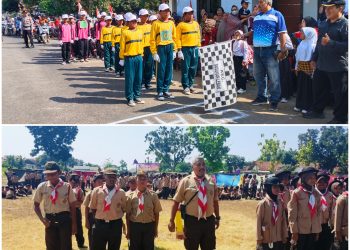 SDN 1 Kaligawe Wetan Semarakkan HUT RI Ke-81 Lewat Gerak Jalan dan Jambore Pramuka