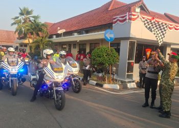 Perkuat Semangat Nasionalisme, Kapolres Indramayu Pimpin Apel Kebangsaan Jaga Kondusifitas Wilayah