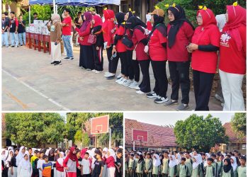 Rayakan HUT RI Ke-81, SMPN 2 Lemahabang Gelar Jalan Santai & Lomba Tradisional