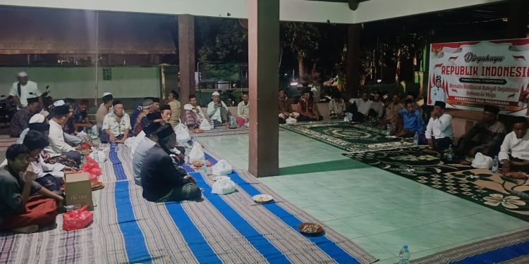 Peringati Kemerdekaan RI Ke-81, Pemdes Pasawahan Gelar Tahlilan & Do’a Bersama