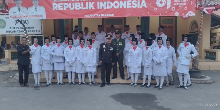 FKKC Kecamatan Babakan Kompak Dan Sukses Gelar Pengibaran dan Penurunan Bendera Merah Putih di HUT RI Tahun 2026