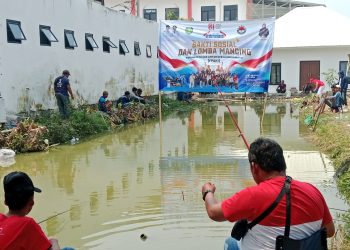 Semarak HUT ke – 81 Kemerdekaan RI, FPAKI Indramayu Gelar Baksos dan Lomba Mancing