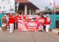 Meriahkan HUT RI Ke-81, Pemerintah Desa Sampih Gelar Jalan Santai