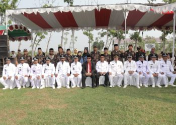 FKKC Kecamatan Losari Bersama Muspika Sukses dan Saat Pengibaran dan Penurunan Bendera Merah Putih di HUT RI 81 
