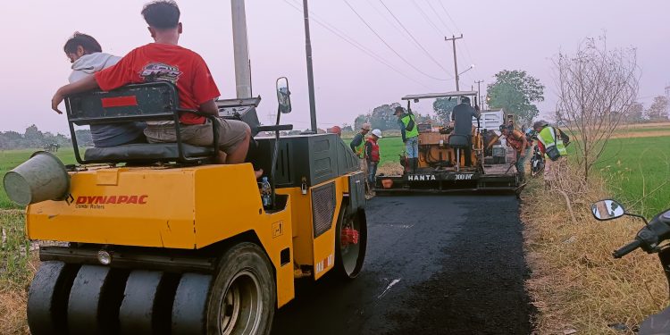 Pemeliharaan Jalan Karangmangu – Nagrak Rampung Dikerjakan, Mobilitas Warga Makin Lancar
