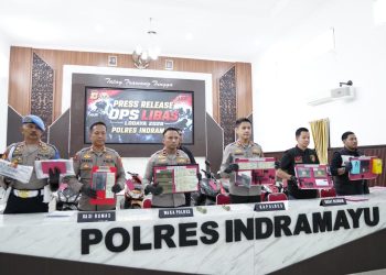 Polres Indramayu Rilis Hasil Operasi Libas Lodaya 2026, Ungkap 12 Kasus dan Amankan 24 Tersangka 
