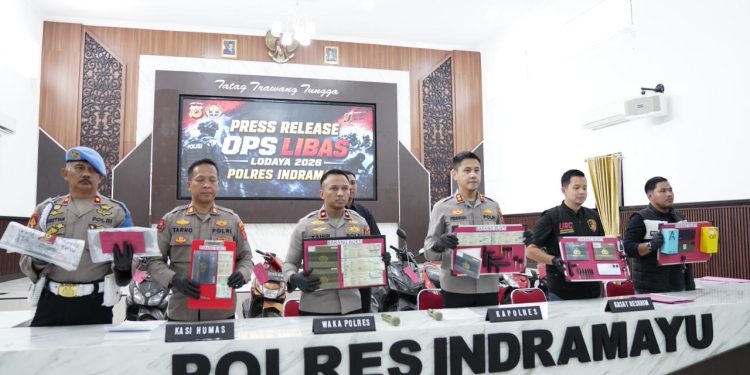Polres Indramayu Rilis Hasil Operasi Libas Lodaya 2026, Ungkap 12 Kasus dan Amankan 24 Tersangka 
