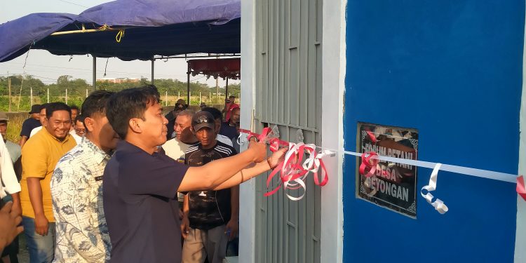 Forum Masyarakat Petani Desa Geyongan Syukuran sekaligus Resmikan Bantuan Pompa Air Untuk Pertanian 