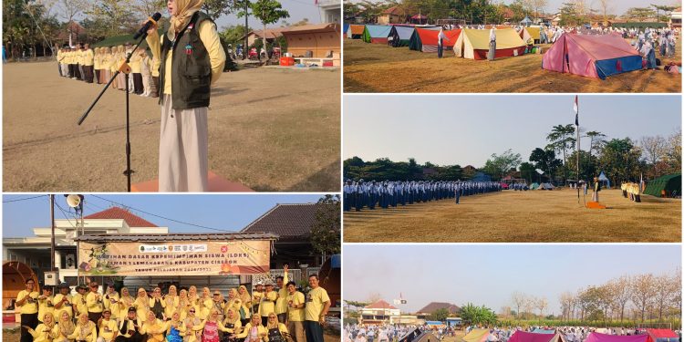 Ratusan Pelajar SMAN 1 Lemahabang Ikuti LDKS Lapangan, Tempa Mental dan Kepemimpinan