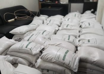 196 Karung Beras Bansos Diamankan Polsek Waled dari Rumah Pengepul