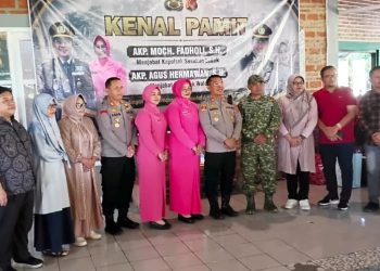 Pisah Sambut Kapolsek Waled, AKP Moch. Fadholi, S.H Digantikan AKP Agus Hermawan, S.H