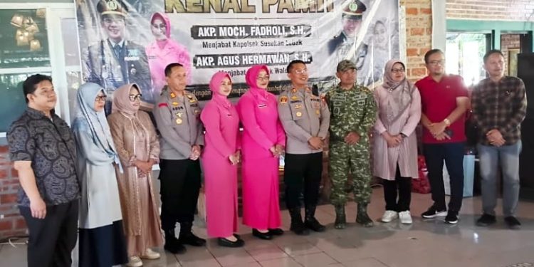 Pisah Sambut Kapolsek Waled, AKP Moch. Fadholi, S.H Digantikan AKP Agus Hermawan, S.H