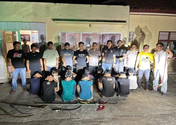 Diduga Tawuran di Wilayah Desa Sudimampir, 12 Remaja Diamankan Tim URC Resmob Polres Indramayu dan Polsek Balongan