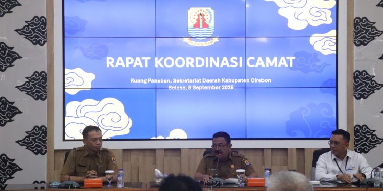 Rakor Camat Kabupaten Cirebon Bahas Percepatan Anggaran Desa, Data PJU hingga Pengelolaan Sampah