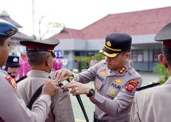 Penyegaran Organisasi, Polres Indramayu Rotasi Sejumlah Pejabat Utama dan Kapolsek