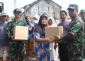 Kodim Indramayu Salurkan Bantuan Sembako untuk Warga Terdampak Kebakaran di Eretan Wetan