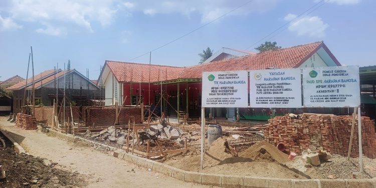 Dapat Bantuan Revitalisasi Rp 560 Juta, TK Harapan Bangsa Desa Kaligawe Mulai Dibangun