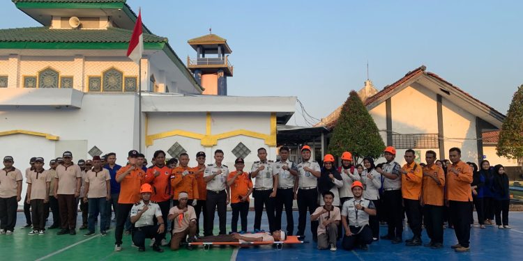 Antisipasi Keadaan Darurat, Lapas dan BPBD Indramayu Perkuat Kesiapsiagaan Bencana‎
