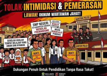 Tolak Intimidasi Dan Pemerasan, Puluhan Kepala SDN dan SMPN Laporkan Oknum Wartawan Ke Polresta Cirebon